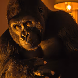 Contemplative Gorilla