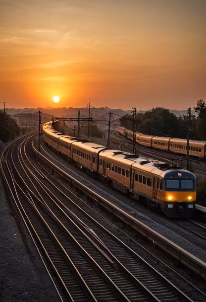 Sunset Train Sunset Train