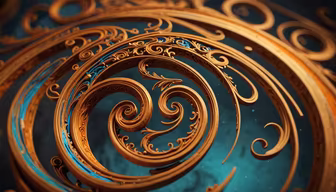 Golden Swirl