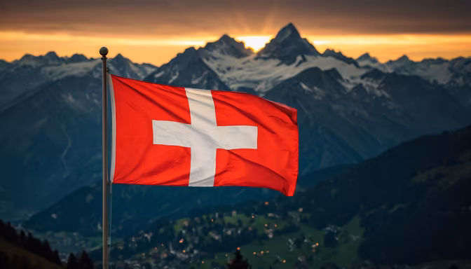 Switzerland at Sunrise