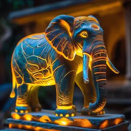 Illuminated Elephant
