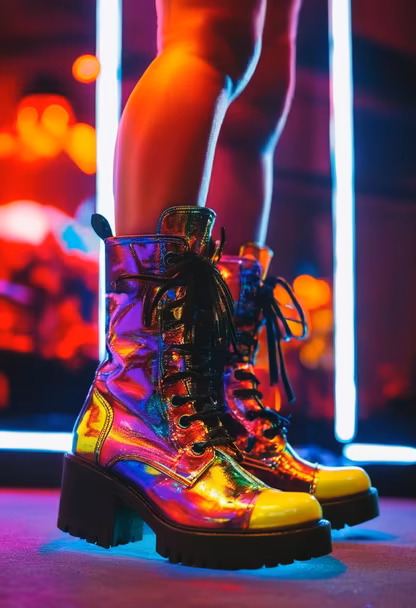 Iridescent Boots Iridescent Boots
