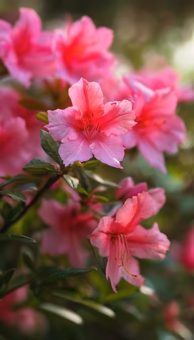 Pink Azalea Bloom Pink Azalea Bloom