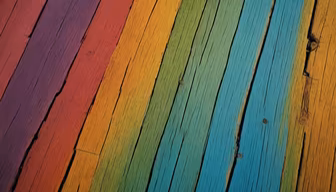 Rainbow Wood Rainbow Wood