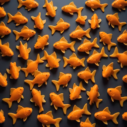 A School of Goldfish A School of Goldfish