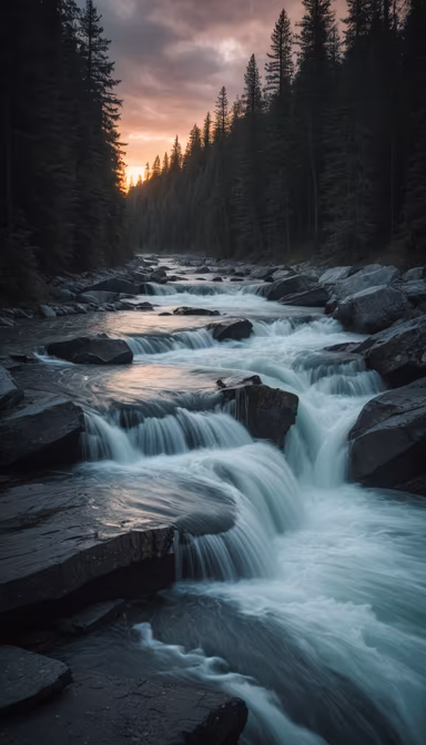 Mountain River Serenity Mountain River Serenity