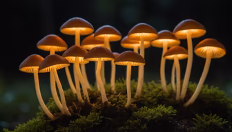 Glowing Mushrooms Glowing Mushrooms