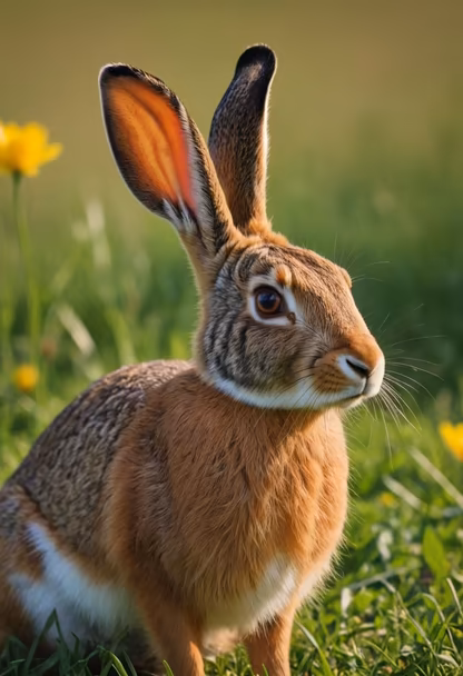Spring Meadow Hare