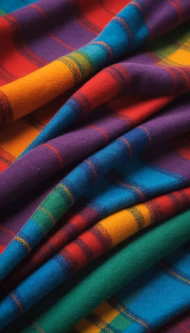Rainbow Plaid