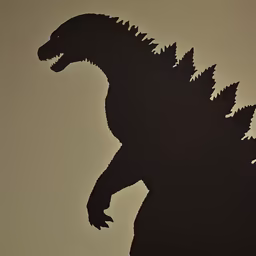 Godzilla Silhouette Godzilla Silhouette