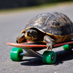 Turtle on a Skateboard Turtle on a Skateboard