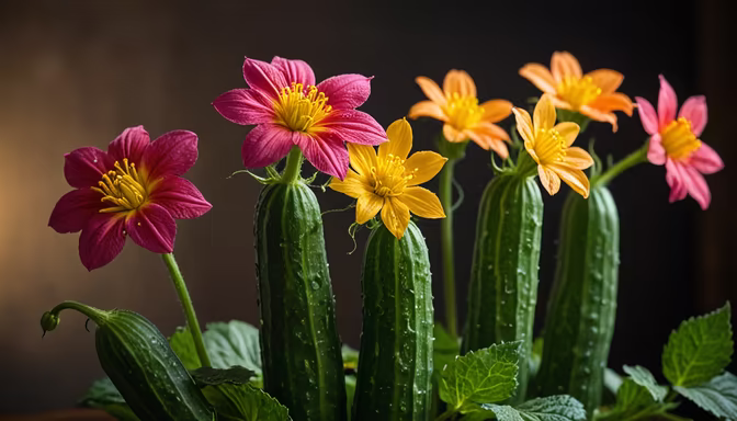 Cucumber Blossoms