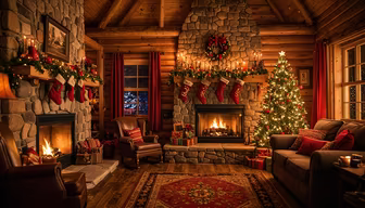 Cozy Christmas Cabin Cozy Christmas Cabin