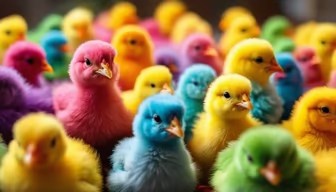 Colorful Chicks Colorful Chicks