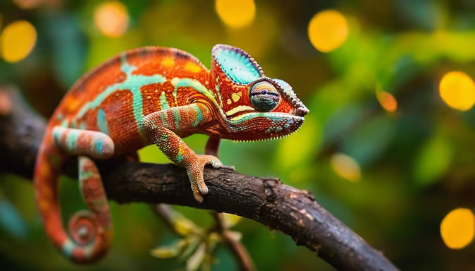 Chameleon on a Branch