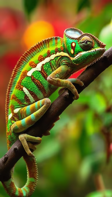 Chameleon on a Branch