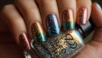 Rainbow Sparkle Nails Rainbow Sparkle Nails