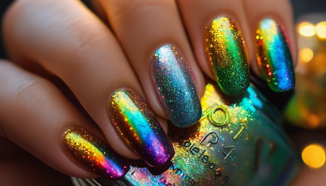 Rainbow Nails