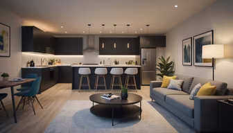 Modern Living Space Modern Living Space