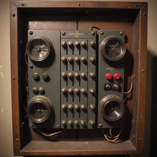 Vintage Control Panel