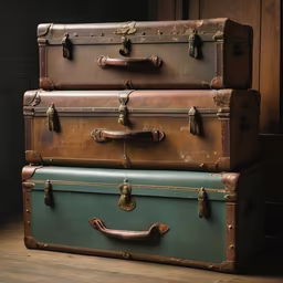 Vintage Luggage Stack Vintage Luggage Stack
