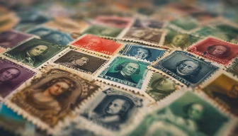 Vintage Stamps Collection Vintage Stamps Collection