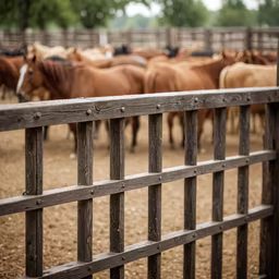 Horses in the Paddock Horses in the Paddock