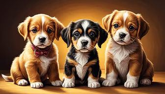Puppy Trio Puppy Trio