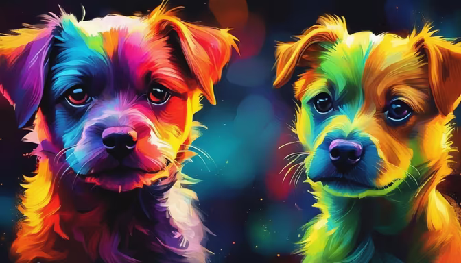 Rainbow Pups
