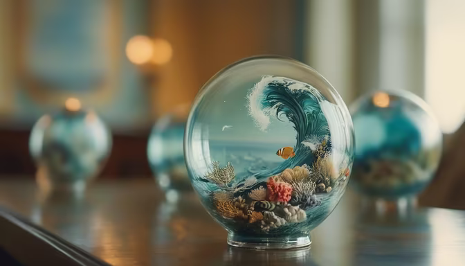 Ocean in a Globe