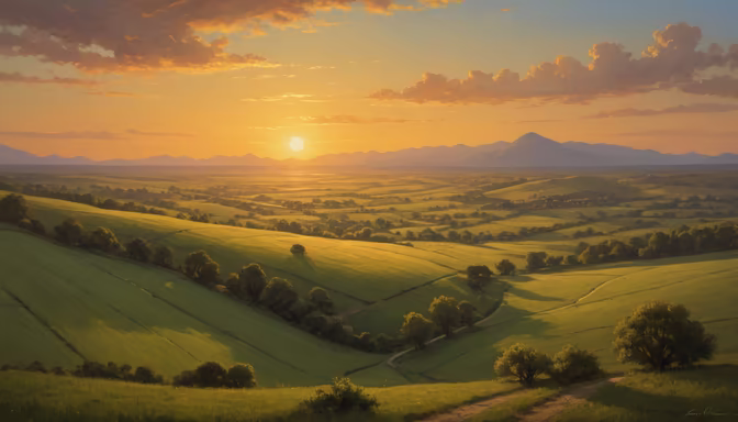 Golden Hour Serenity