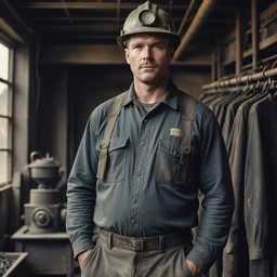 Portrait of a Miner