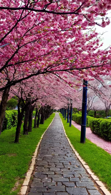 Cherry Blossom Path Cherry Blossom Path
