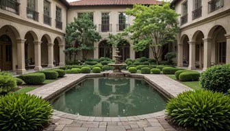 Courtyard Serenity Courtyard Serenity