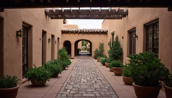 A Quiet Courtyard A Quiet Courtyard