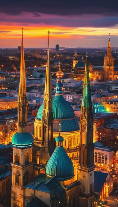 Cityscape at Dusk
