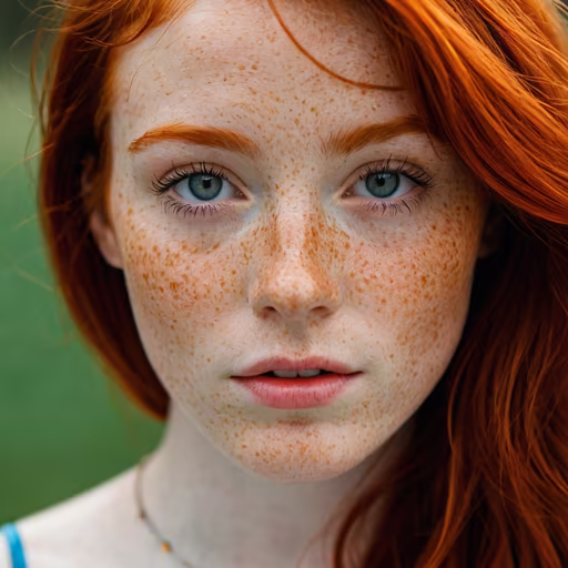 Freckled Beauty