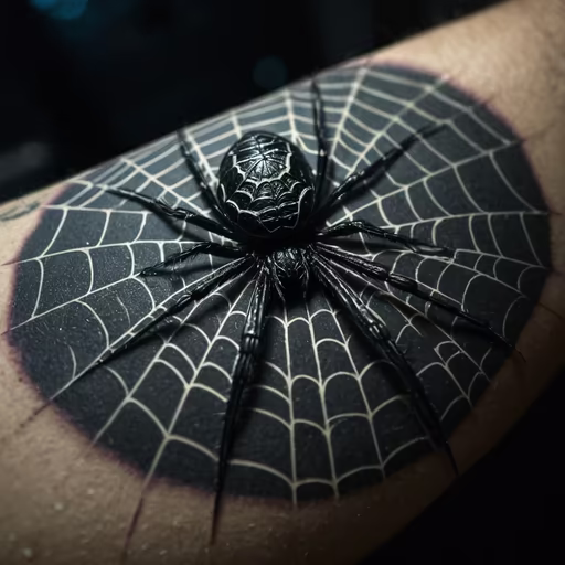 Spider Web Tattoo