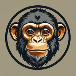 Chimpanzee Portrait Chimpanzee Portrait