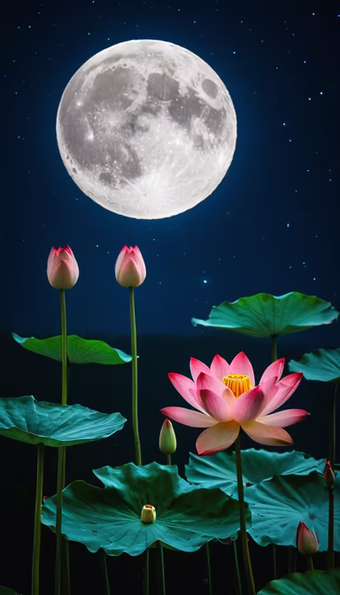 Moonlit Lotus Moonlit Lotus