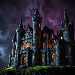 Nightfall at the Castle