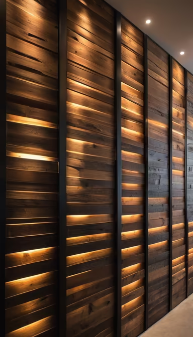 Rustic Wood Wall Rustic Wood Wall