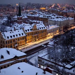 Winter Cityscape Winter Cityscape