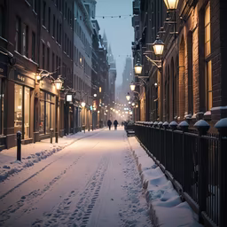 Winter Cityscape Winter Cityscape