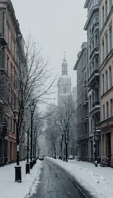Winter Cityscape Winter Cityscape