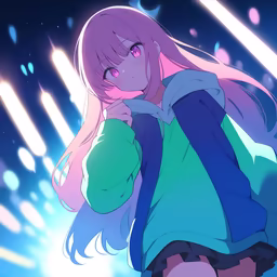 Anime Girl in the City