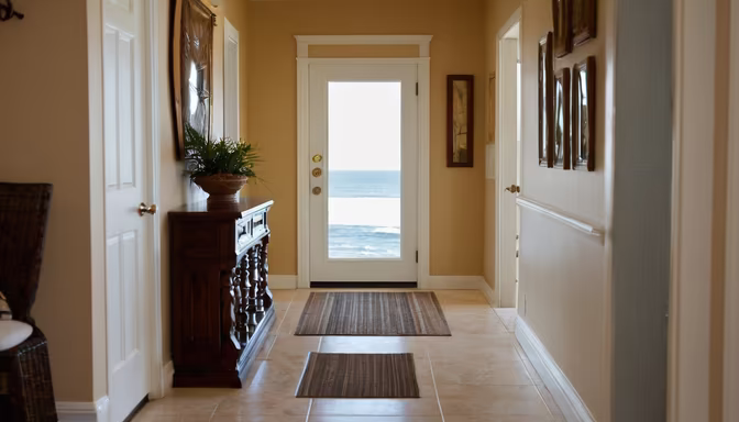 Coastal Home Entrance
