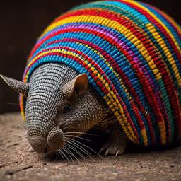 Armadillo in Color Armadillo in Color